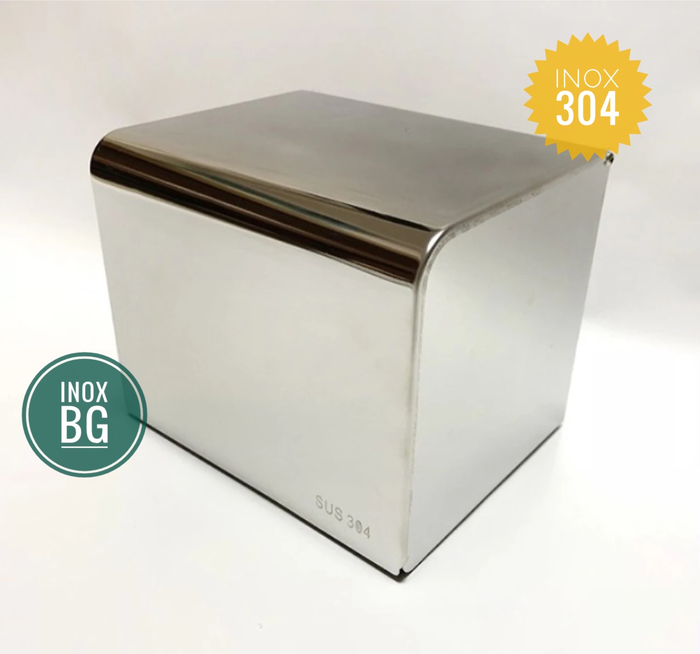 Hộp đựng giấy, Lô đựng giấy vệ sinh inox 304