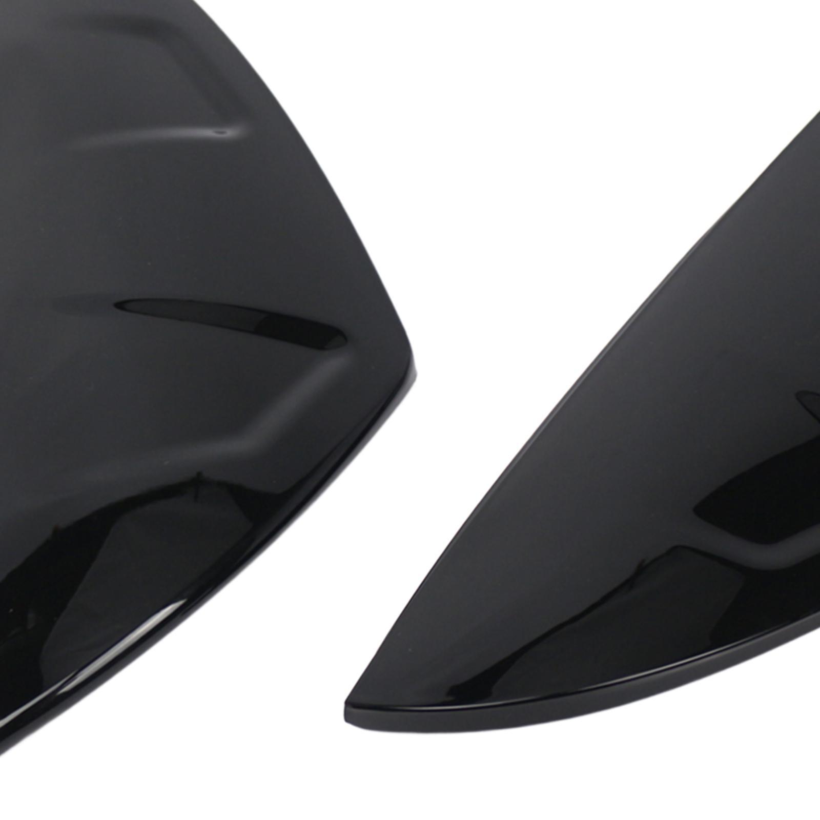 Rearview Mirror Caps Durable Gloss Black