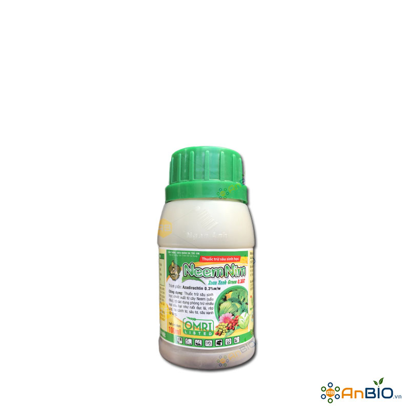 THUỐC TRỪ SÂU SINH HỌC NeemNim Green 0.3EC Chai 100ml