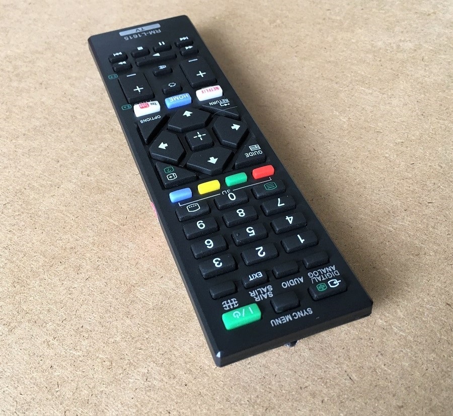 Remote Điều Khiển Dành Cho Smart TV, Internet TV, TV Thông Minh SONY RM-L1615 (Kèm pin AAA Maxell)