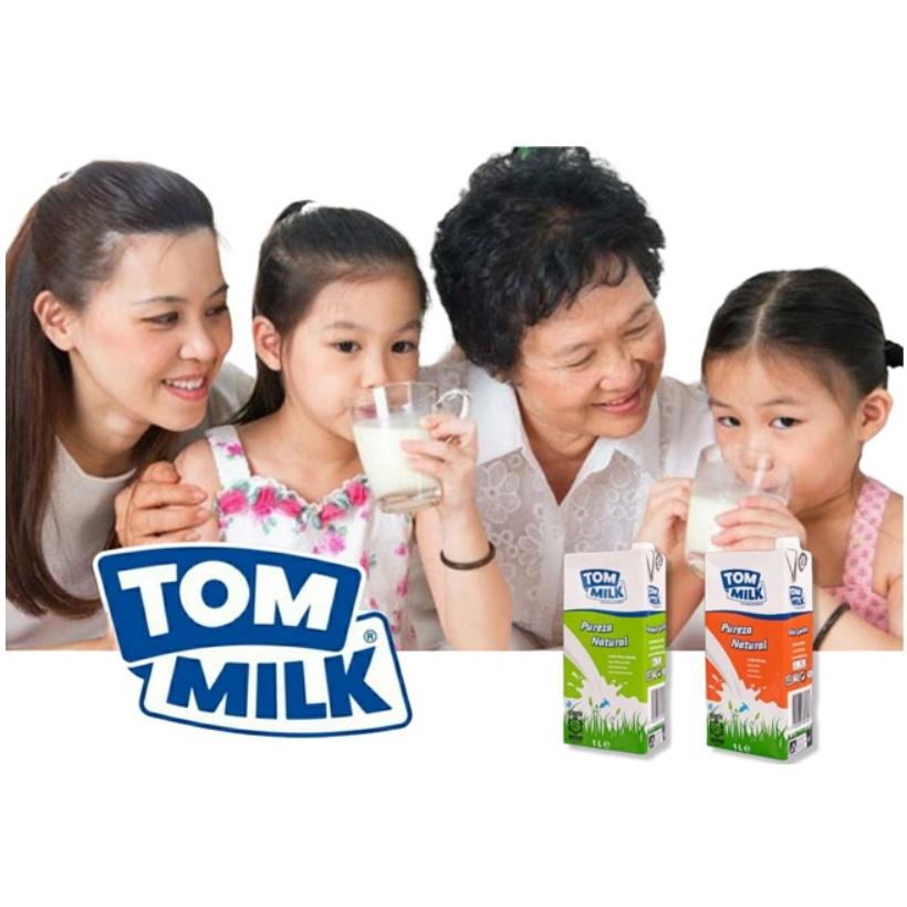 Sữa Tươi Tom Milk Nguyên Kem 1L - Nhập Khẩu Bồ Đào Nha