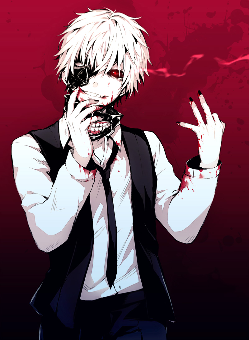 Tranh Poster SET 5 tấm Tokyo Ghoul  21cmx30cm ảnh khác nhau