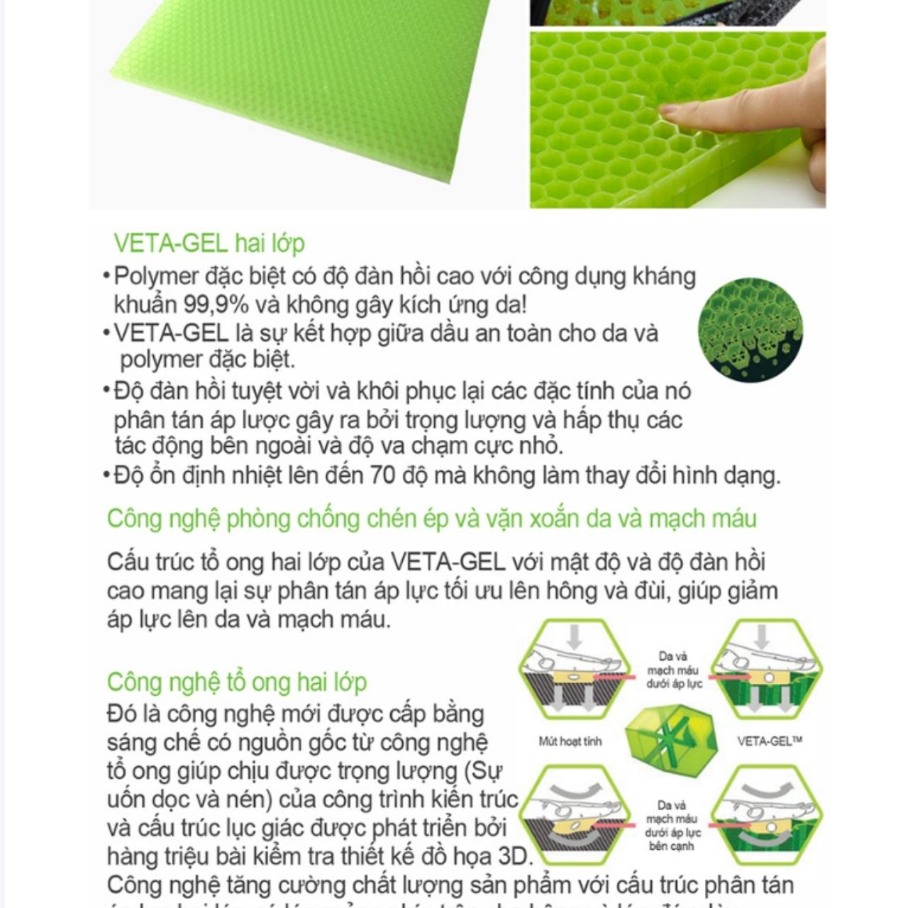 Combo Đệm ngồi cao cấp ghế xe hơi, văn phòng Bullsone - Máy lọc không khí xe hơi Sharp IG-GC2EB - Hàng chính hãng