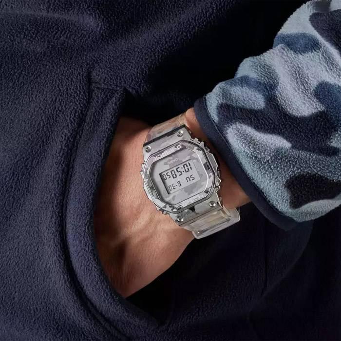 Đồng Hồ Nam Dây Nhựa Casio G-Shock GM-5600SCM-1DR Chính Hãng - GM-5600SCM-1