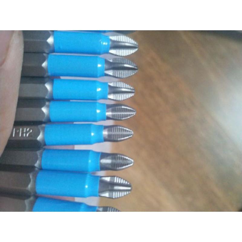 Sét 2 cái Đầu tô vít 4 cạnh chống trượt cho máy khoan