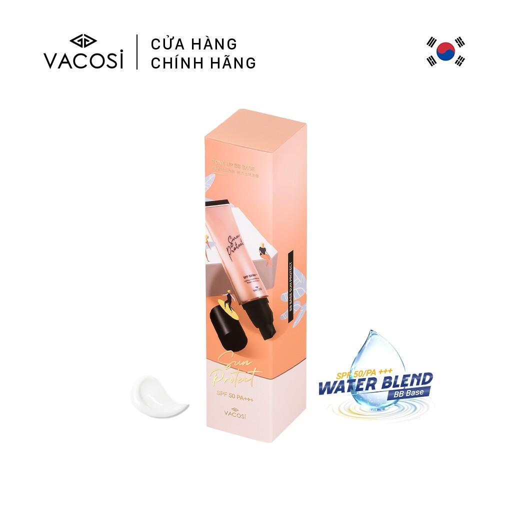 KEM CHỐNG NẮNG VÀ LÓT TRANG ĐIỂM BB VACOSI BASE SPF50 PA+++