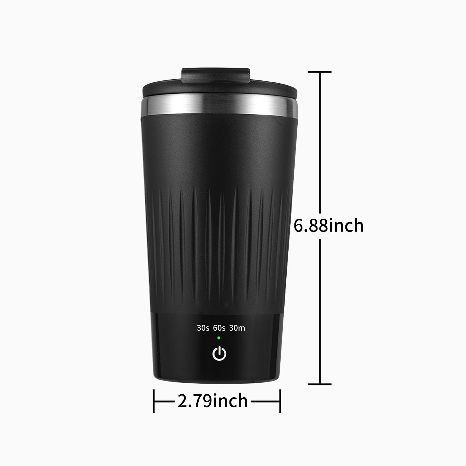 Cốc Tự Khuấy 300Ml Thép Không Gỉ Có Nắp 3 Tốc Độ Tự Động Khuấy Bằng Từ Tính