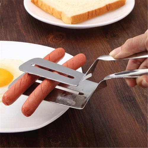 Kẹp Gắp Nóng Thức Ăn Bản To - Kẹp Gắp, Lật Thịt Nướng, Đồ Chiên Rán Inox Đa Năng - Hàng Loại 1