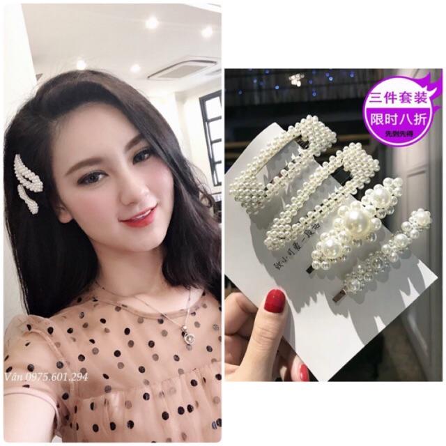 Set 4 cặp tóc Hàn Quốc nữ tính