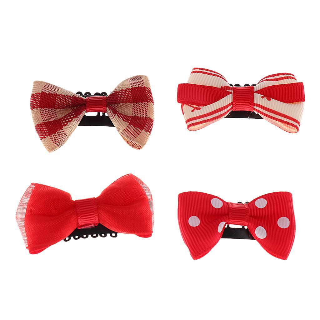 Mixed Design Kids Baby Girls Hair Bows, Hair Clips, Ribbon Alligator Hair Clips
