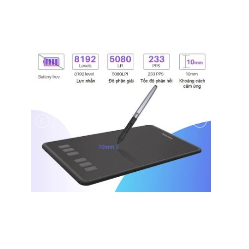 HUION H640P small Graphic Tablets - Bảng vẽ Cảm ứng - Hàng chính hãng