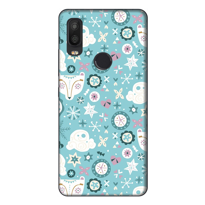 Ốp lưng điện thoại VSmart Active 1 hình Họa Tiết Xanh - Hàng chính hãng