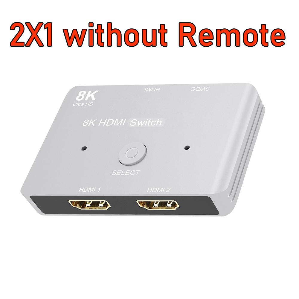 Bộ chia HDMI 2.1 120Hz 5 cổng Bộ chia HDMI 4K 120Hz CEC 48gbps Bộ chuyển HDMI 2.1 8K có điều khiển từ xa Dolby Vison