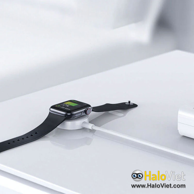 Cáp sạc không dây cho đồng hồ Apple Watch chất lượng cao - Sạc nhanh - Full Series - Hỗ trợ cổng USB &amp; Type C