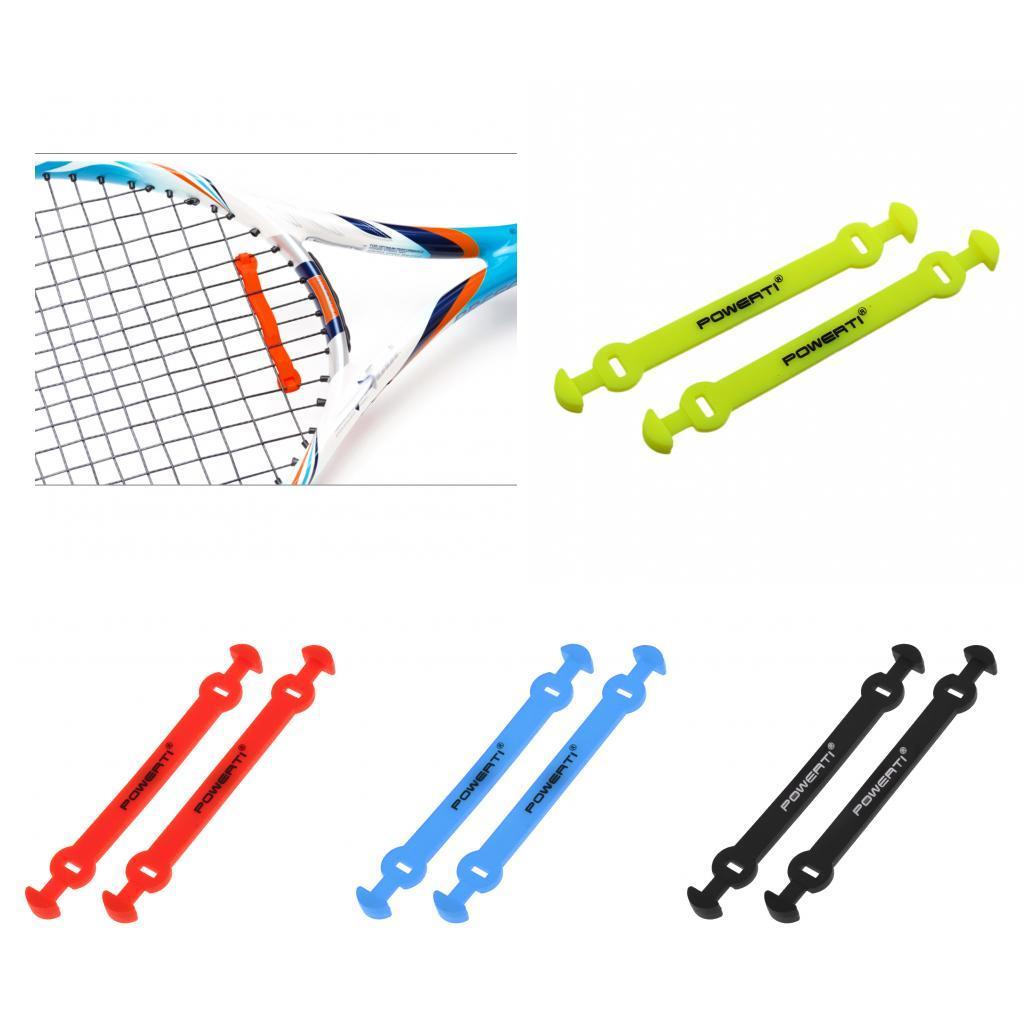 Set of 2 Long Tennis Squash Racket Vibration Dampeners Shock Absorber Shockproof Damper