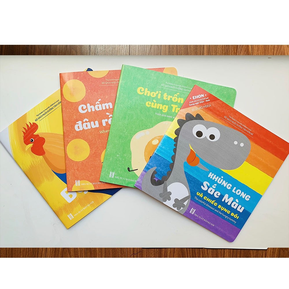 Sách Ehon- Song Ngữ Việt Anh Cho Bé Từ 0-6 Tuổi Bộ 10 Cuốn- Ehon Nhật Bản Nuôi Dưỡng Tâm Hồn Bé - Set 5 Cuốn