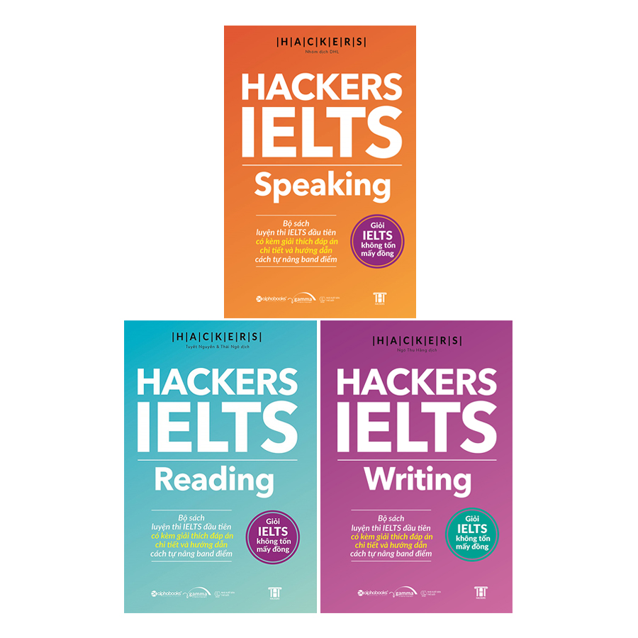 Combo Hackers Ielts (3 Cuốn)