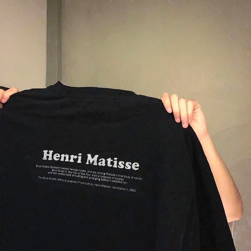 Áo thun tay lỡ Henri Matisse, áo phông nam nữ unisex, Jack Lane