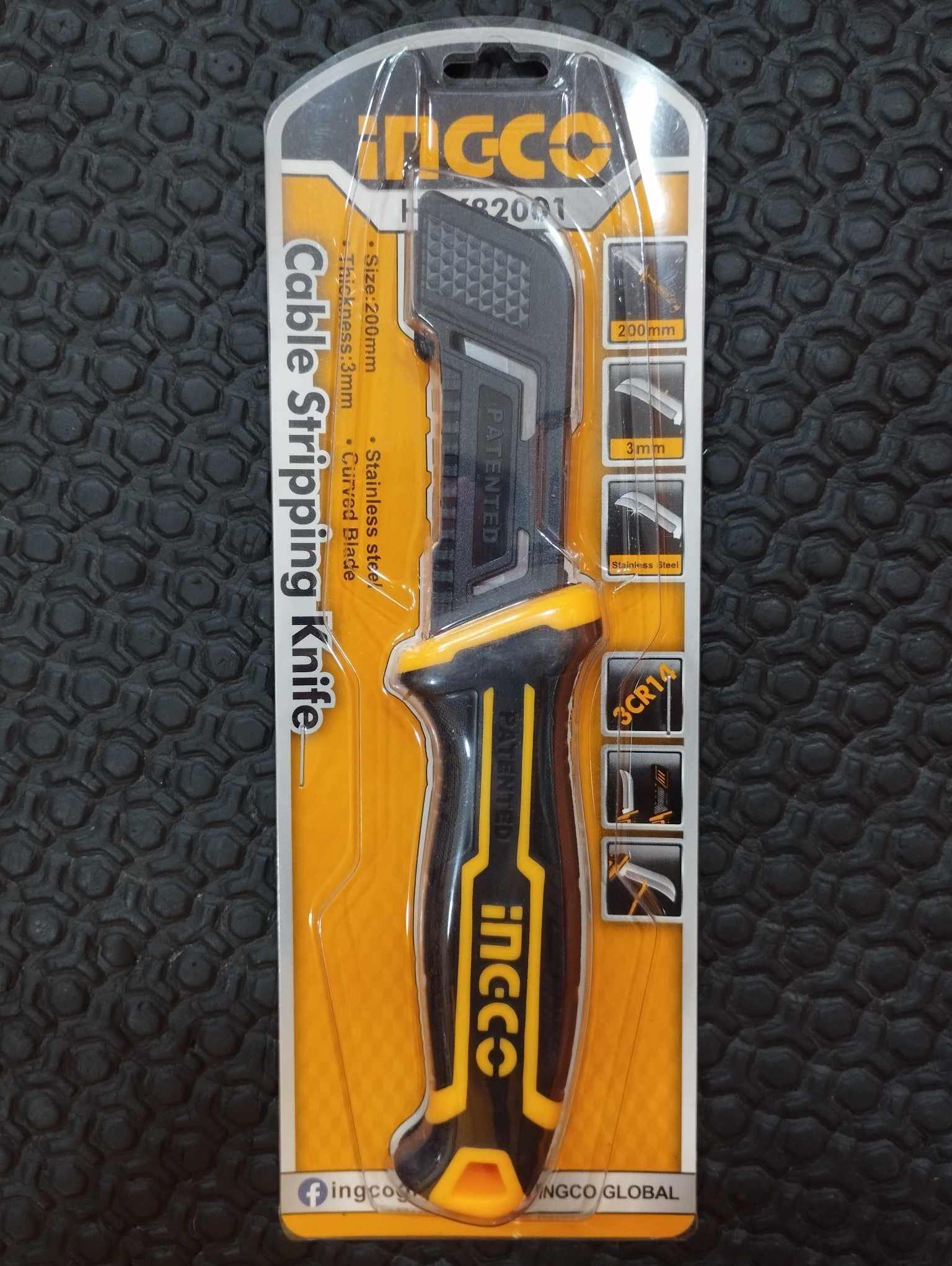 DAO TƯỚC DÂY ĐIỆN LƯỠI THẲNG 210MM INGCO HPK82001 - HÀNG CHÍNH HÃNG