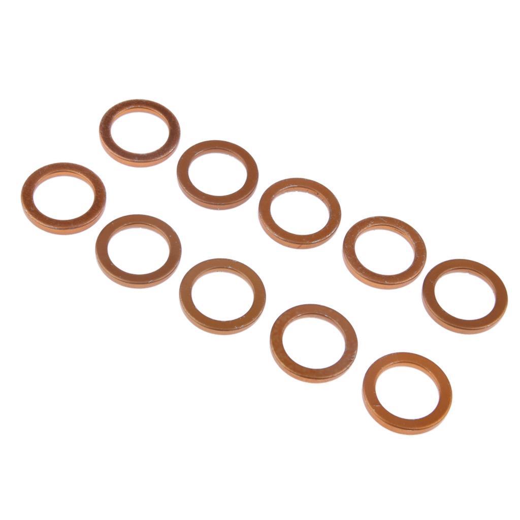 2x10x Exhaust Pipe Gaskets for 49 50 110 150cc Gy6 Moped Scooter ATV