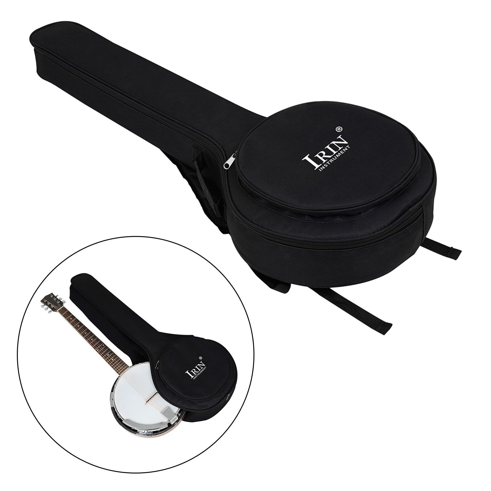 Banjo Container Banjo Tote Bag Hard Case, Impact Resistance Oxford Cloth Anti Collision Waterproof Electric Guitar Bag Case for Tuner, Performance