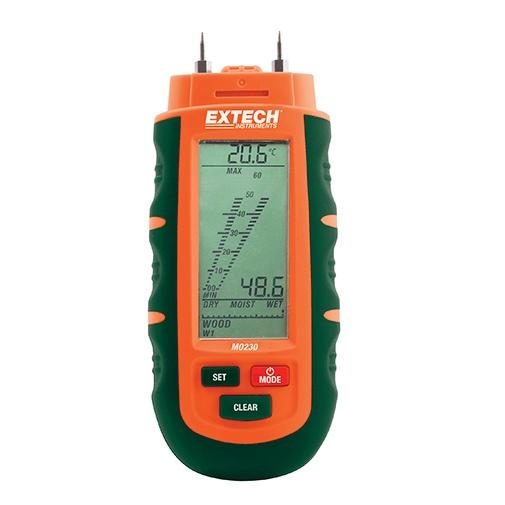 Máy đo độ ẩm gỗ và vật liệu xây dựng EXTECH MO230 (0 to 75%, 0.1 to 24%)