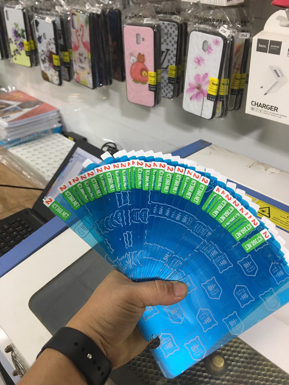 Cường lực dẻo 9H+, dành cho OPPO A38 Bảo vệ màng hình chống va đập trầy xước toàn diện