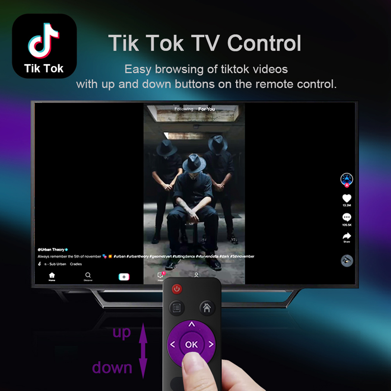 Android tv box Ram 1G, Rom 8G, xem phim HD 4K, hỗ trợ tiếng việt, hỗ trợ chức năng tìm kiếm giọng nói, thoải mái xem phim cùng người thân chính hãng H96miniv8