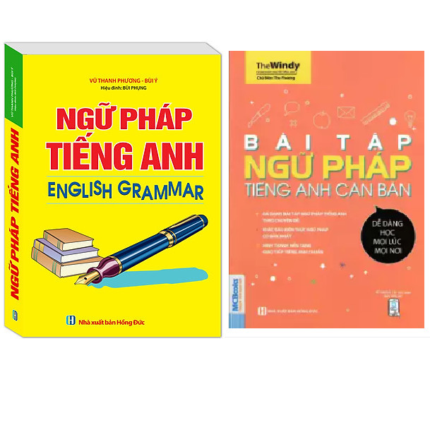 Combo Ngữ Pháp Tiếng Anh English Grammar +Bài Tập Ngữ Pháp Tiếng Anh Căn Bản