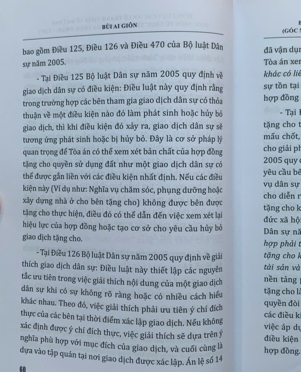 Bình luận các án lệ tranh chấp về đất đai – Góc nhìn từ thực tiễn xét xử của Thẩm phán (tập 1 và 2)