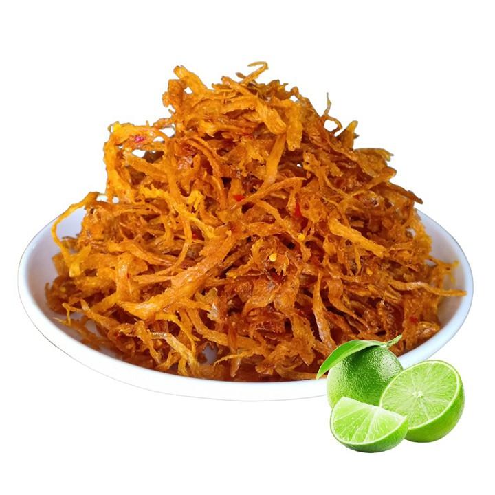 Mực xé tẩm gia vị siêu ngon - Hũ 200G hiệu SK FOOD