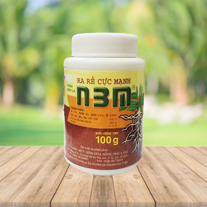 Phân Bón Lá Ra Rễ Cực Mạnh N3M - Lọ 100gram