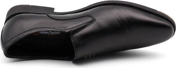 Giày tây da bò thật màu đen thanh lịch VO Shoes: HT_141