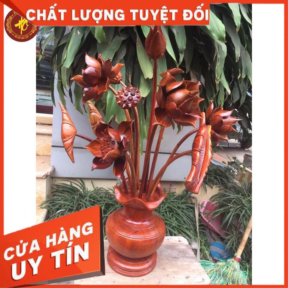 BÌNH HOA SEN GỖ HƯƠNG - HOÀN TIỀN NẾU KHÔNG ĐÚNG SẢN PHẨM