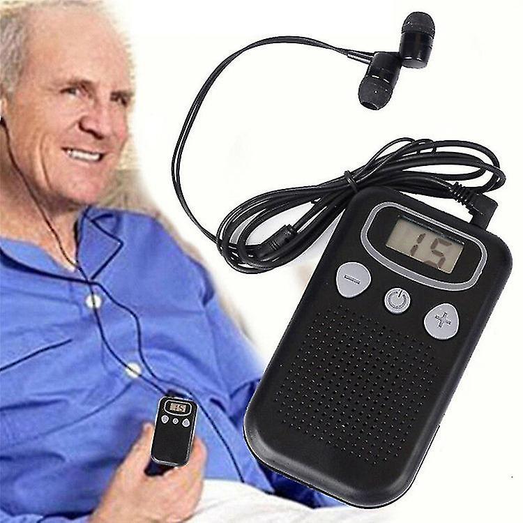 Máy trợ thính tai Bộ khuếch đại âm thanh cá nhân Thiết bị tăng cường giọng nói bỏ túi cho người cao tuổi