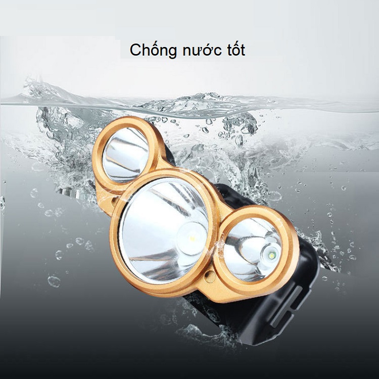 Đèn pin đội đầu đi đêm TD101- ĐỘ CHIẾU SÁNG CAO, TUỔI THỌ PIN LỚN, CHỐNG THẤM NƯỚC TỐT