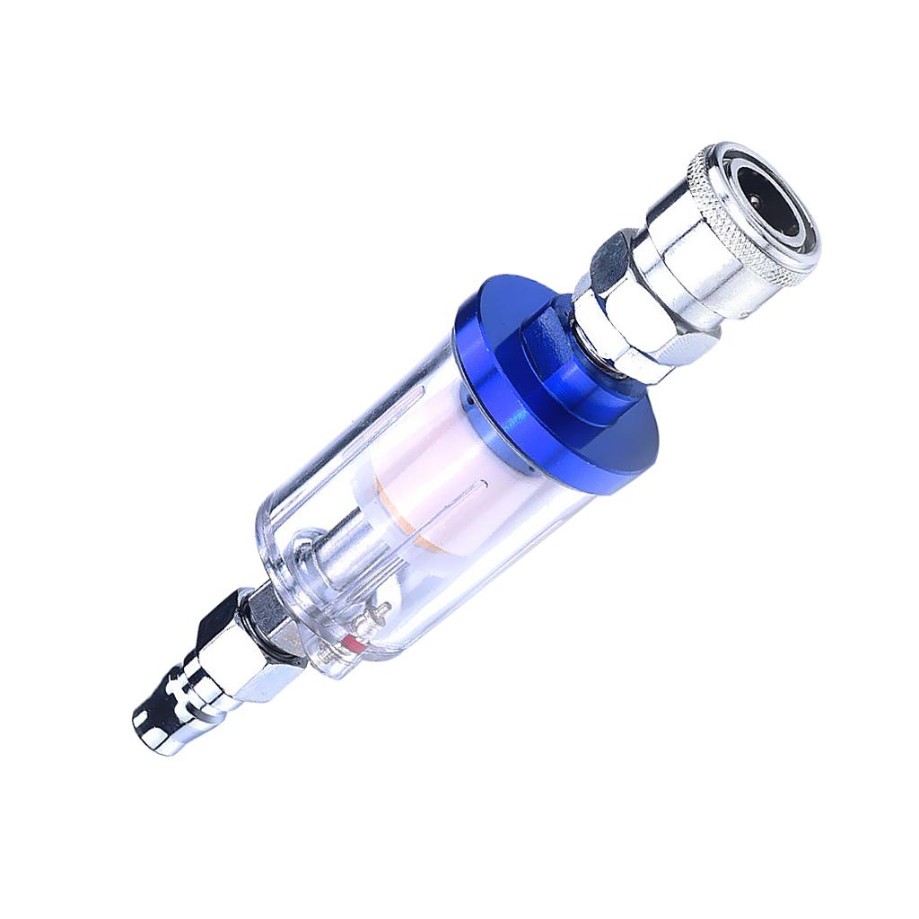 Air Oil Water Separator Filter Kit for Compressor Spray Paint Gun Tool