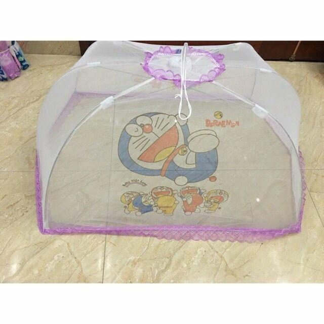Màn chụp họa tiết dây kéo chống muỗi cho bé sơ sinh kích thước 115x75x60cm