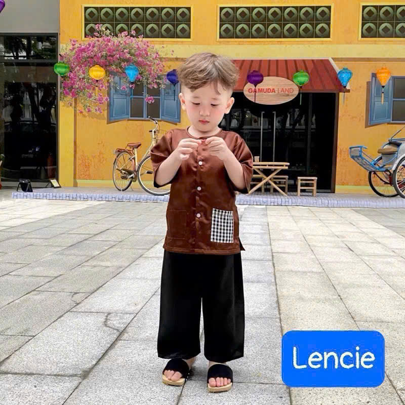 bà ba cho bé trai đi chơi diện lễ tết năm mới biểu diễn đẹp từ 10-40kg chất lụa latin mềm mát