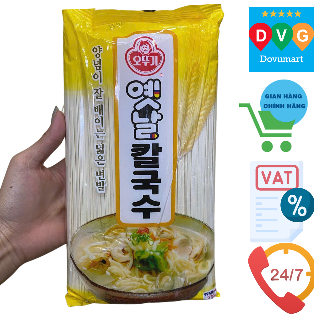 Mì Sợi Lớn Ottogi Hàn Quốc Gói 900G / 오뚜기) 옛날칼국수 900G