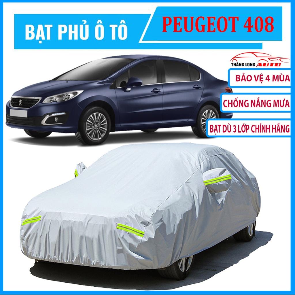 Bạt phủ ô tô ,bạt che nắng xe ô tô peugeot 408, bạt phủ ô tô 4, 5 chỗ ,bạt phủ ô tô 7 chỗ