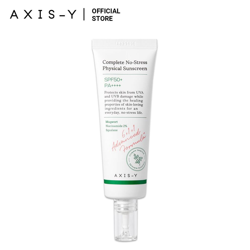 Kem chống nắng ngải cứu AXIS-Y Complete No-Stress Physical Sunscreen Hàn Quốc 50ml