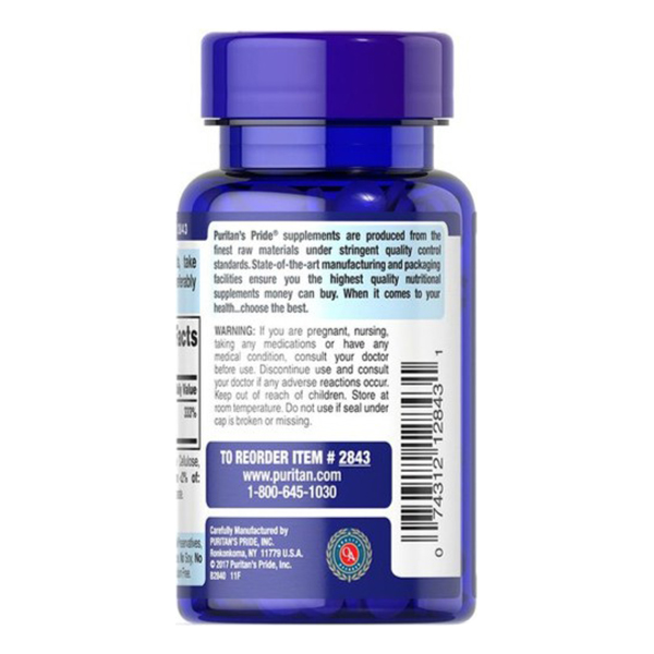 Thực Phẩm Chức Năng - Viên Uống Ngăn Ngừa Thiếu Máu Puritan'S Pride Folic Acid 800Mcg (250 Viên)