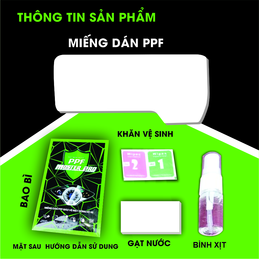 Miếng Dán PPF Bảo Vệ Mặt Đồng Hồ Xe Moto CB 650 | Chất Liệu Film PPF