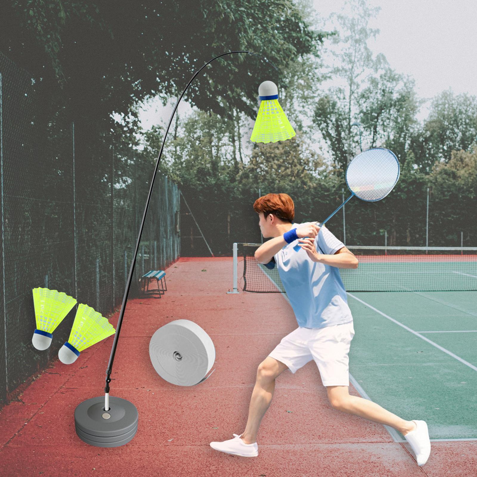 Self Practice Trainer Aid Tool Single Badminton Training Device Equipment