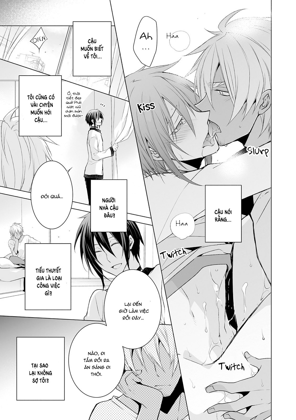 anh chàng người sói và tiểu thuyết gia lập dị chapter 3.2 4