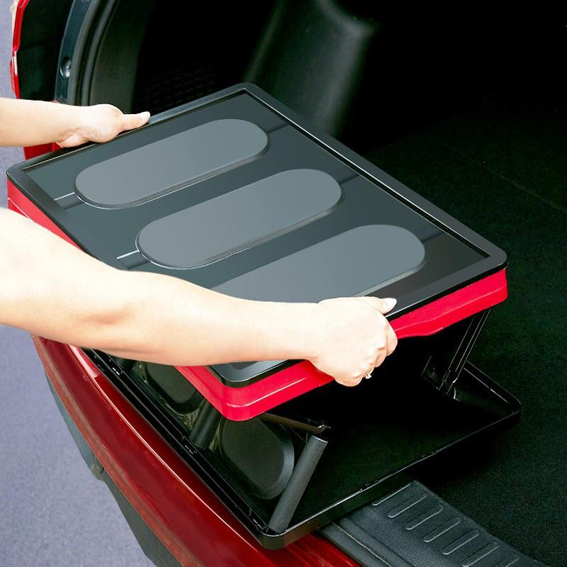 Thùng Đựng Đồ Ô Tô Xeyeuauto Nhựa ABS Nguyên Khối Gấp Gọn Đa Năng Dung Tích 56 Lít Để Cốp Sau Ô Tô
