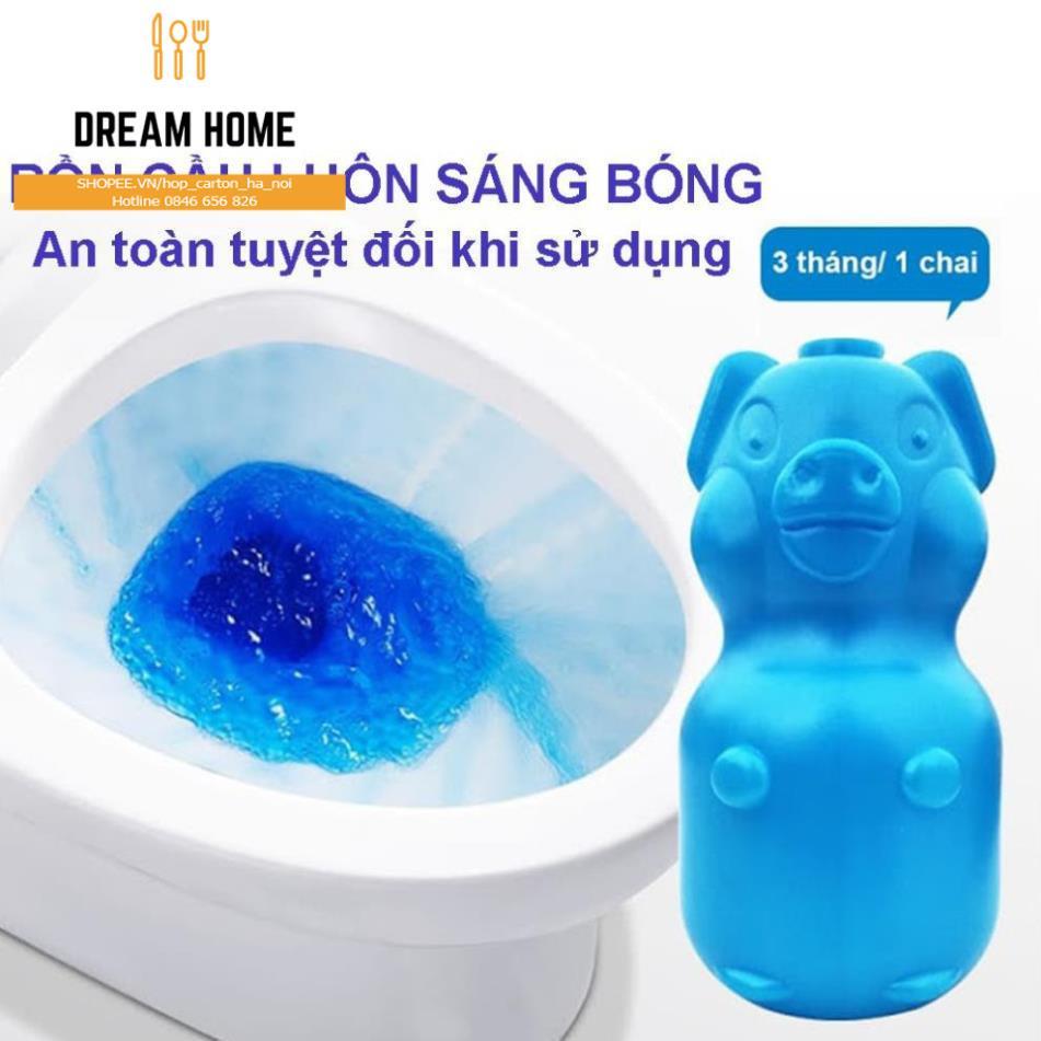 Lợn Thả Bồn Cầu EVA PLUS Dùng 3 Tháng 1 Bé Siêu Tiết Kiệm