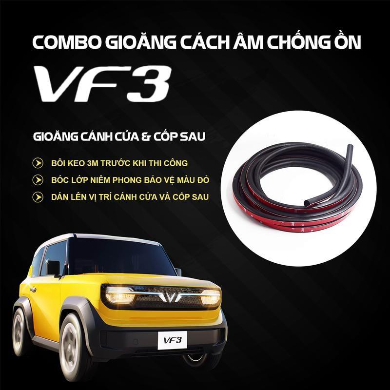 Gioăng chống ồn cho Xe VF3 chống ồn, ngăn bụi và thoát nhiệt điều hòa hiệu quả dễ dàng tự làm tại nhà