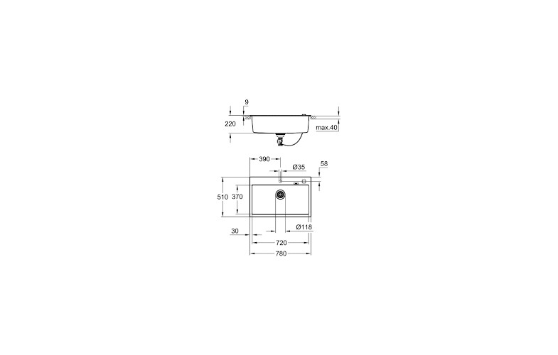 Bồn Rửa Chén Grohe Composite K700 31652AP0 Đá Thạch Anh